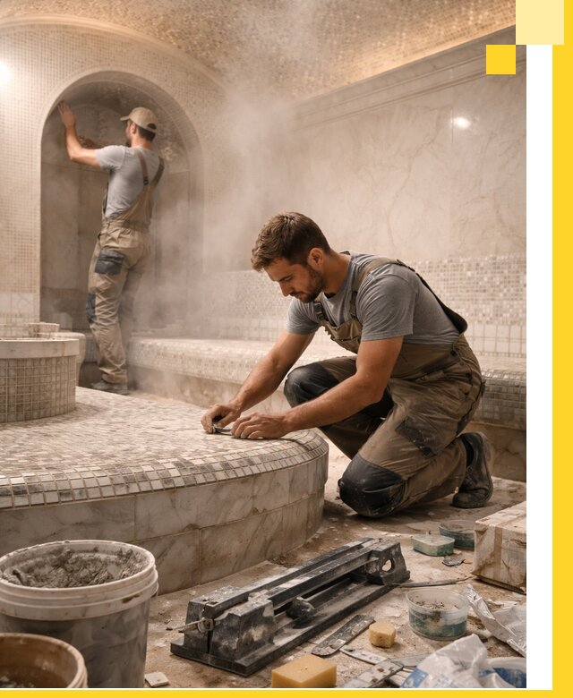 Профессиональный дизайн хамама и SPA под ключ в Апшеронске